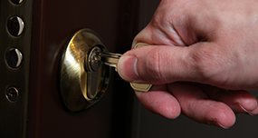 unloc k the door
